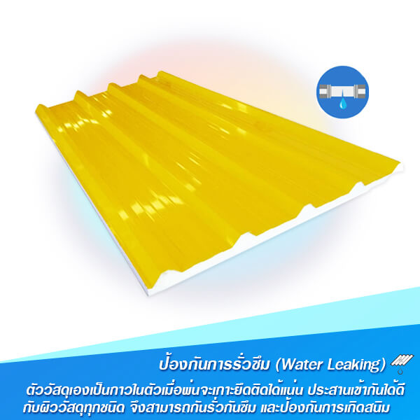 เมทัลชีท-ป้องกันการรั่วซึม